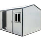 Duramax 13x10 Gable Roof Insulated Building 30932 with door and window, perfect for outdoor storage.