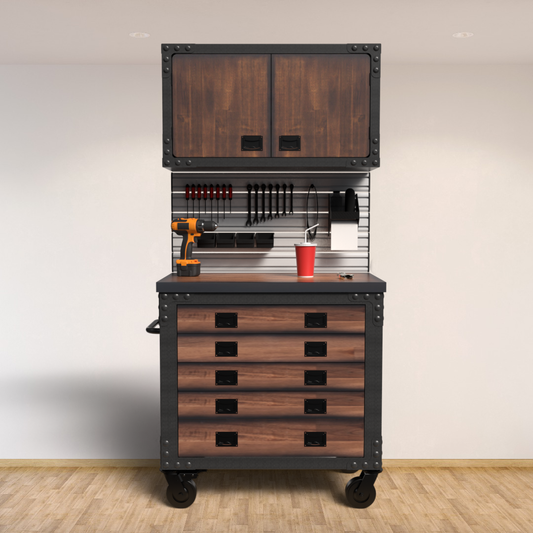 Duramax 2-Piece Garage Storage Combo Set w/ Tool Chest and Cabinet Combo 2TCWC 