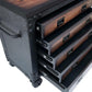 Duramax 36" 5 Drawer Rolling Tool Chest with Wood Top, showcasing open drawers and sturdy construction.