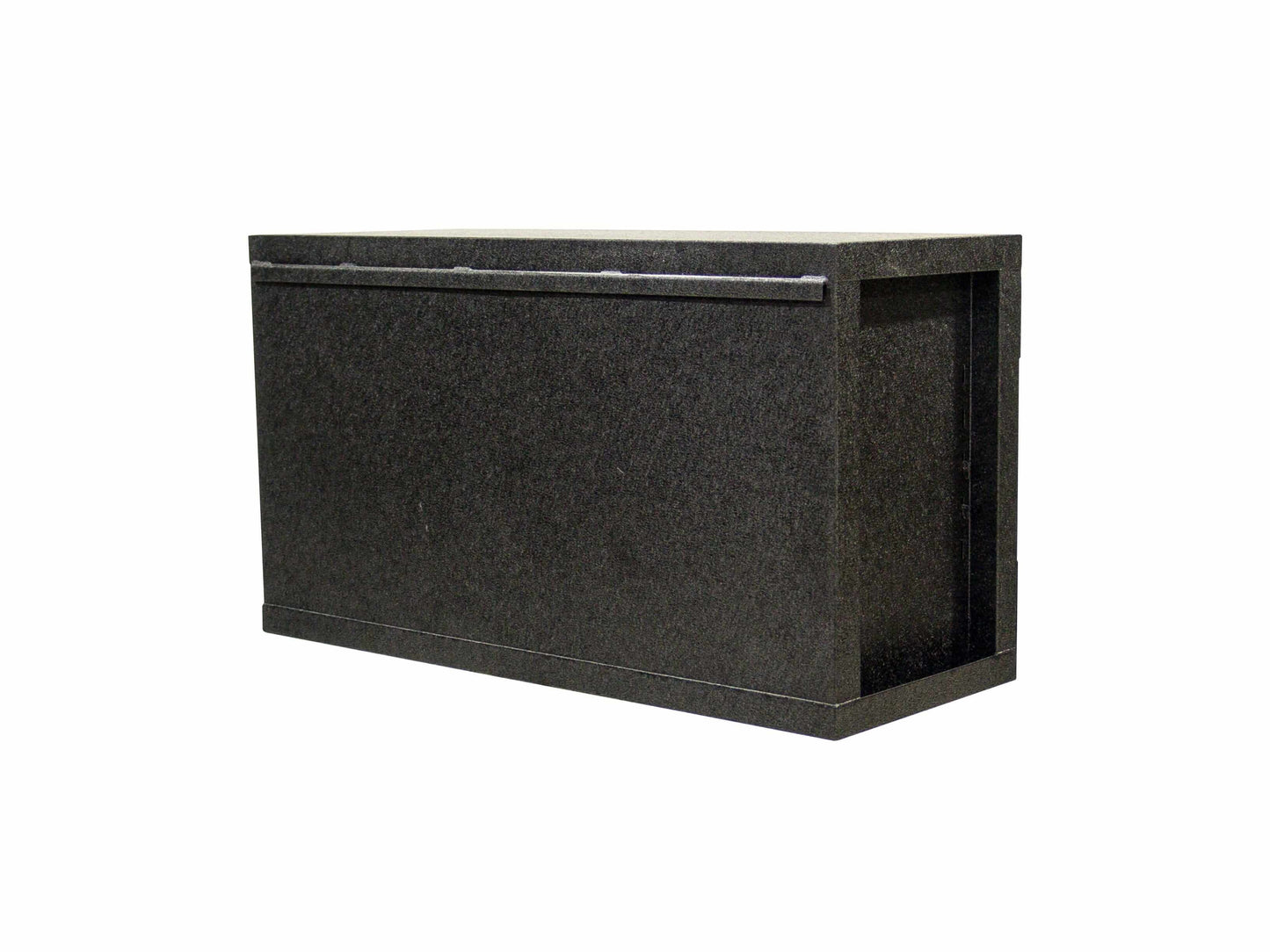 Duramax 36 In Industrial Wall Cabinet 68030, sturdy metal design with dark finish, ideal for workspace organization.