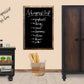 Duramax industrial cabinet with wheels in a kitchen setting, featuring a shopping list chalkboard and coffee maker.