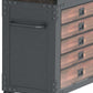 Duramax 48" rolling tool chest with wood top and five drawers, ideal for garage or workshop storage.