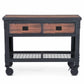 Duramax 48x24 in 2-drawer rolling industrial workbench with wooden top and metal frame.