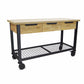 Duramax 62 In x 24 In Rove 3-Drawer Mobile Workbench with storage and wheels for home or workshop use.