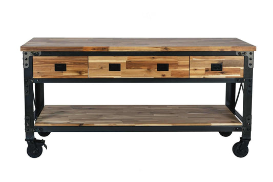 Duramax 72 In Darby Industrial Metal & Wood desk 68051 