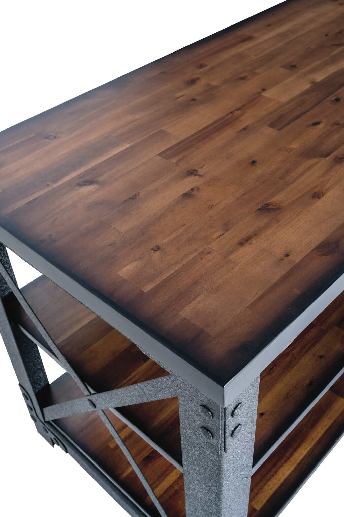 Duramax 72 In Weston Industrial Metal & Wood desk 68052