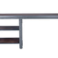 Duramax 72" Weston Industrial Metal & Wood desk with two open shelves, designed for durability and versatility.