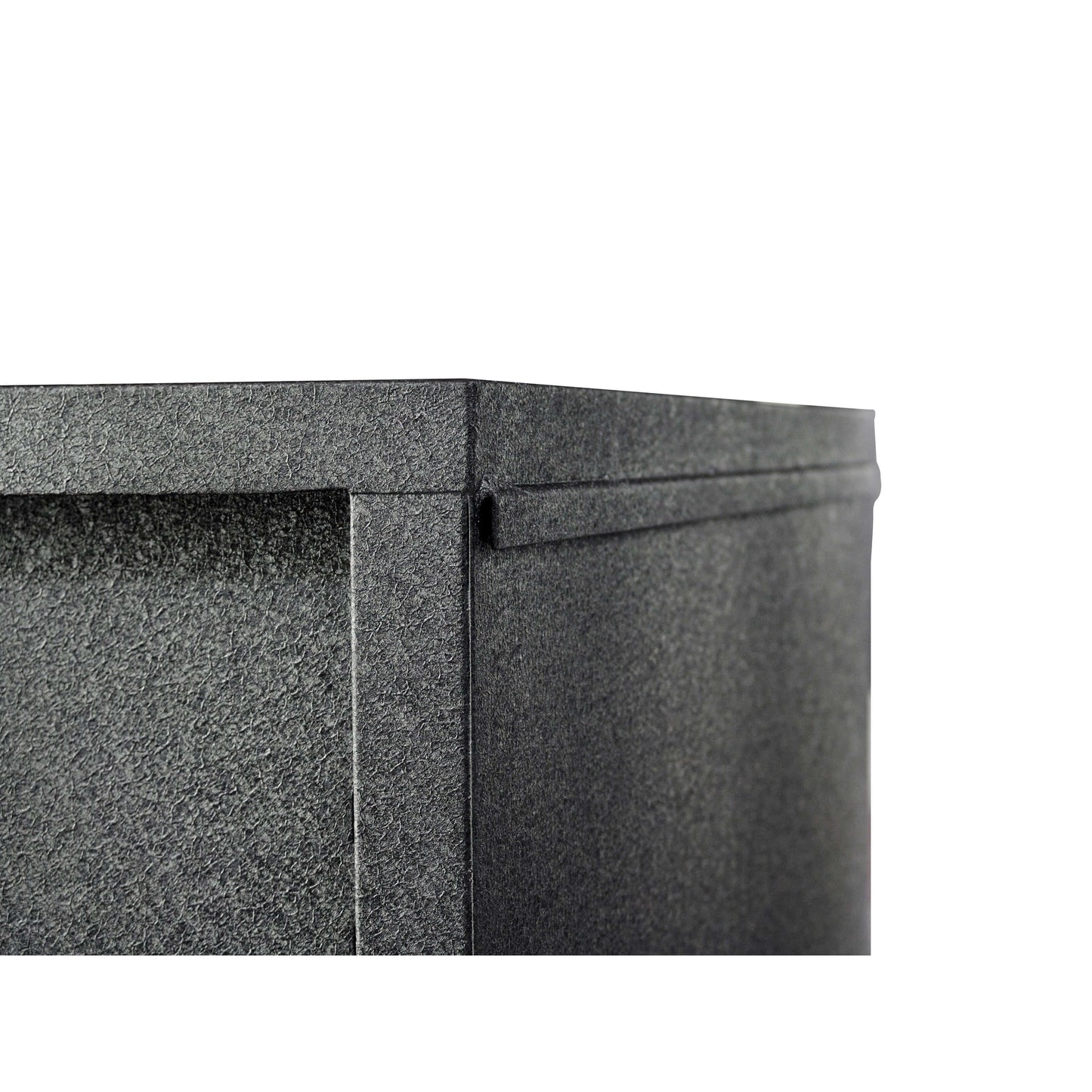 Duramax 8-Piece Garage Storage Combo Set w/ Workbenches, Wall Cabinets and Free Standing Cabinets 8P2WB4WC2FC close-up of cabinet corner.