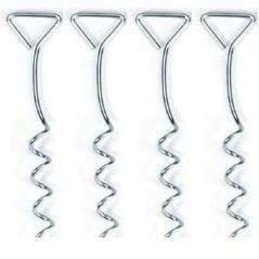 Duramax Anchor set featuring four robust anchors for enhanced stability in storage structures. 