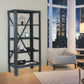 Duramax Industrial Metal and Wood Storage Shelving 68060 showcased in a modern living room setting with stylish decor.