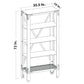 Duramax Industrial Metal and Wood Storage Shelving 68060 dimensions: 35.5"W x 16"D x 72"H, featuring three acacia wood shelves.