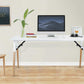 Modern Duramax Neo Folding Table 68053 in a minimalist workspace with computer and decor