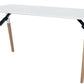 Duramax Neo Folding Table 68053 with modern design and natural wood legs, ideal for workspace and home projects.