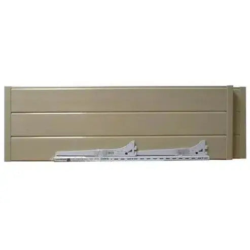 Duramax 12" x 50" Wide Double Shed Shelf 08632, includes mounting hardware and 2 shelves for optimal storage.