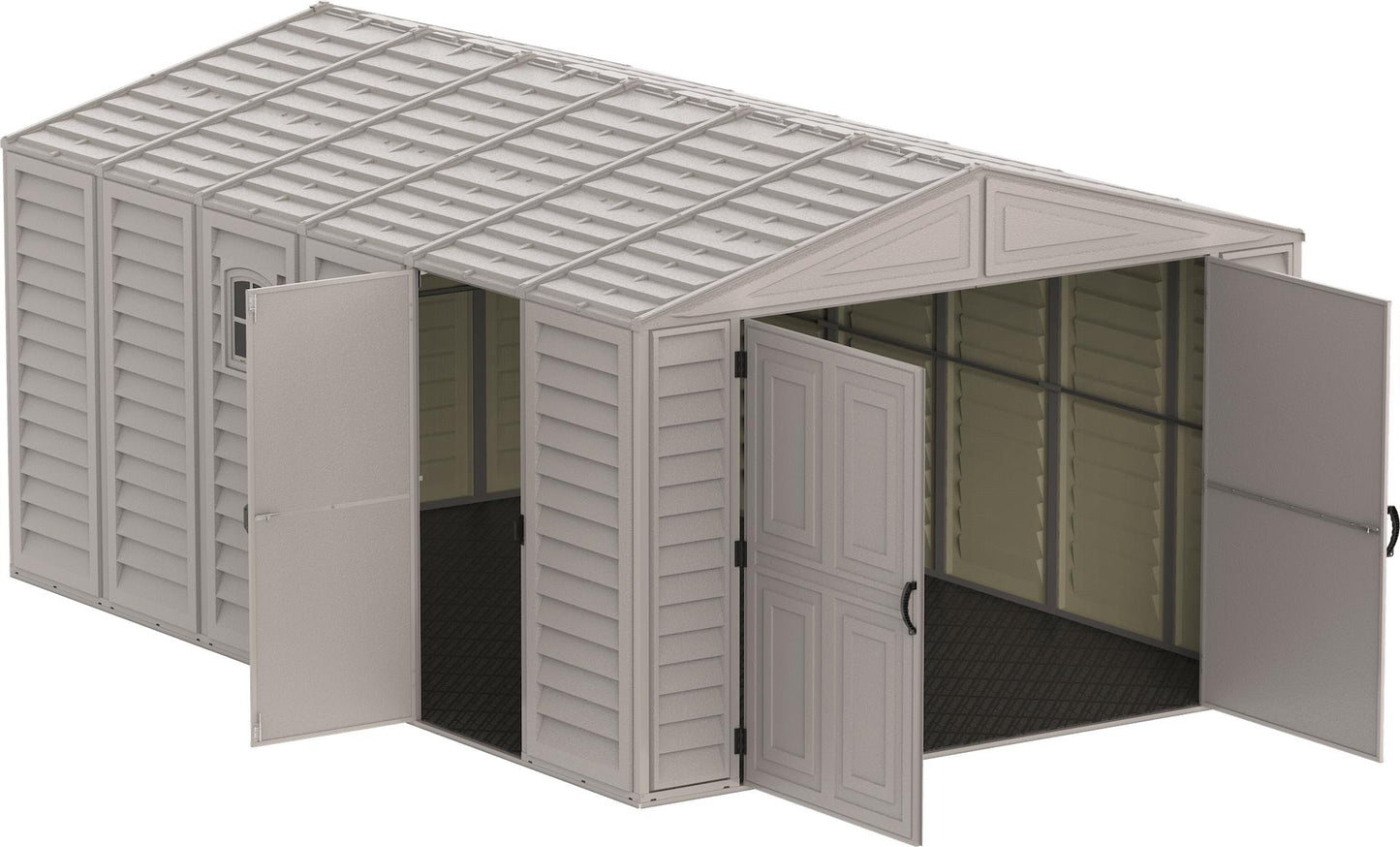 Duramax 10.5x15.5 Vinyl Garage w/ Foundation 15026
