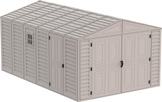 Duramax 10.5x15.5 Vinyl Garage w/ Foundation 15026 