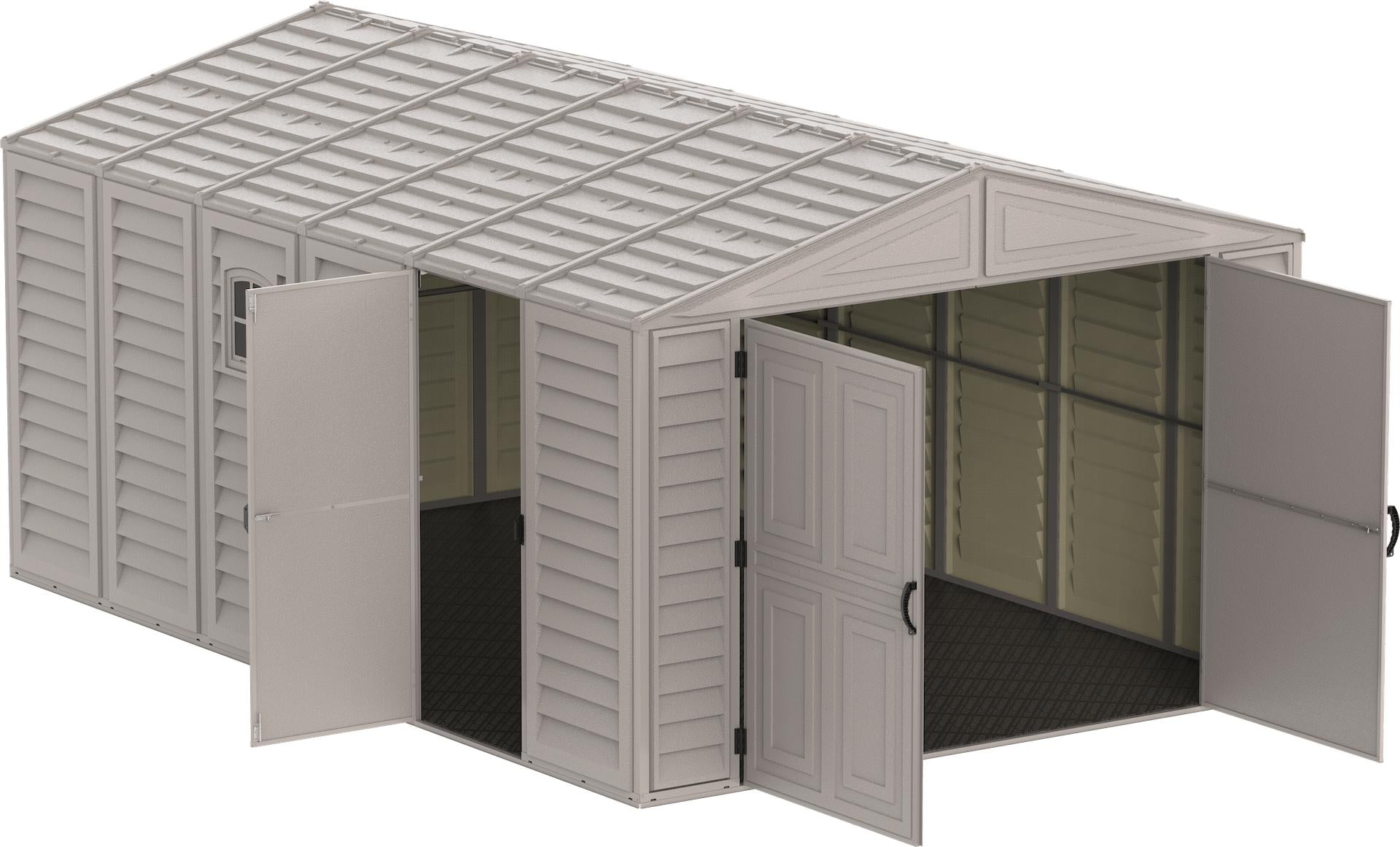 Duramax 10.5x28 Vinyl Garage w/ Foundation 15526