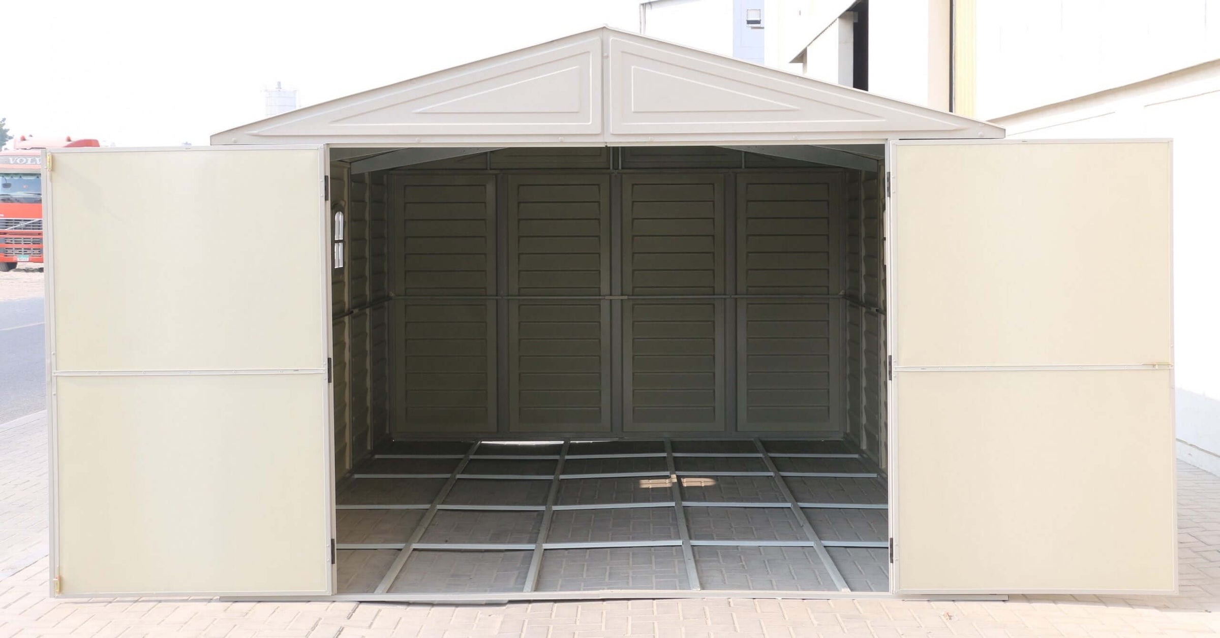 Duramax 10.5x28 Vinyl Garage w/ Foundation 15526