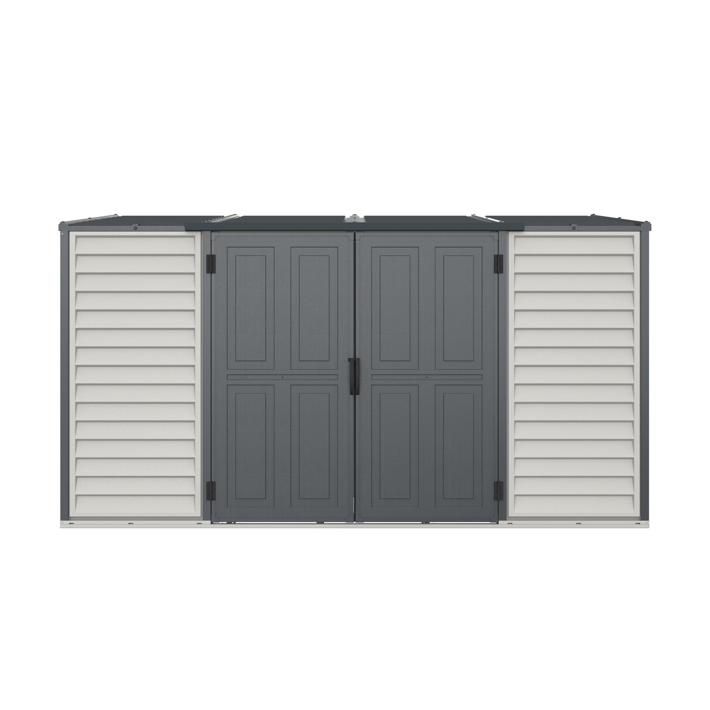 Duramax 10x4 SideMate PLUS Pro Vinyl Shed w/ Double Doors 36825