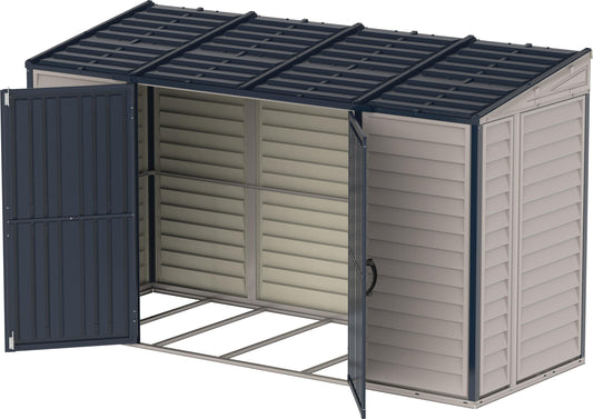 Duramax 10x4 SideMate PLUS Pro Vinyl Shed w/ Double Doors 36825 