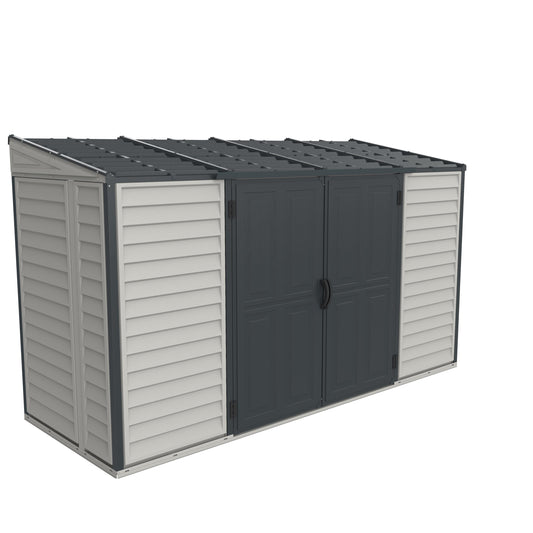 Duramax 10x4 SideMate PLUS Pro Vinyl Shed w/ Double Doors 36825 