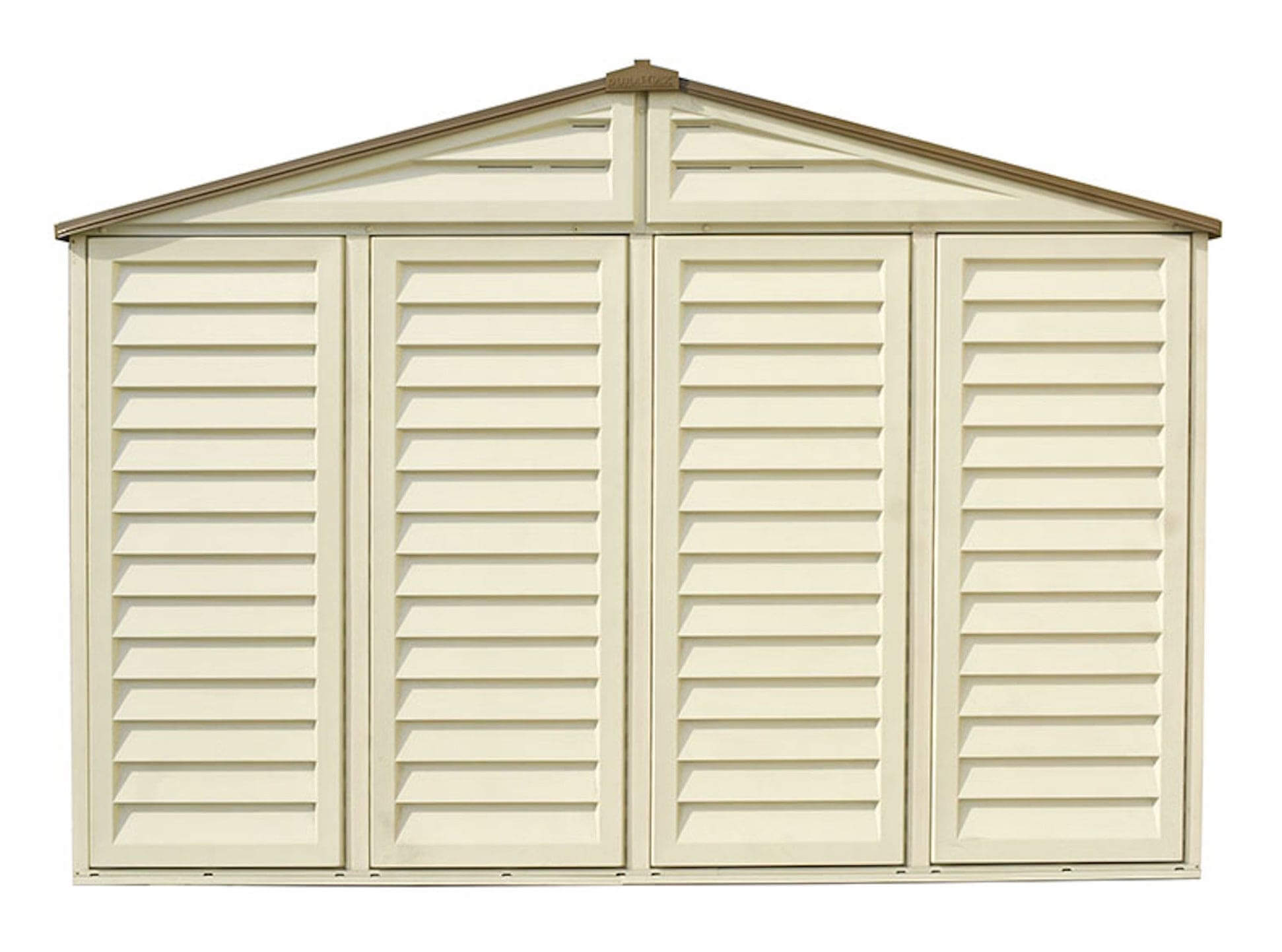 Duramax 10.5x10.5 Woodbridge PLUS Vinyl Shed w/ Foundation 40224