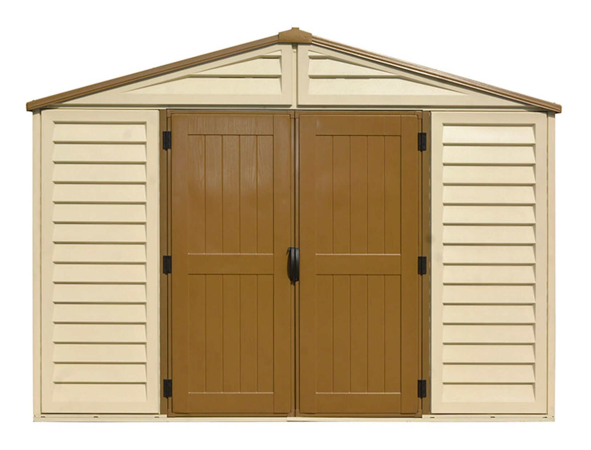 Duramax 10.5x10.5 Woodbridge PLUS Vinyl Shed w/ Foundation 40224