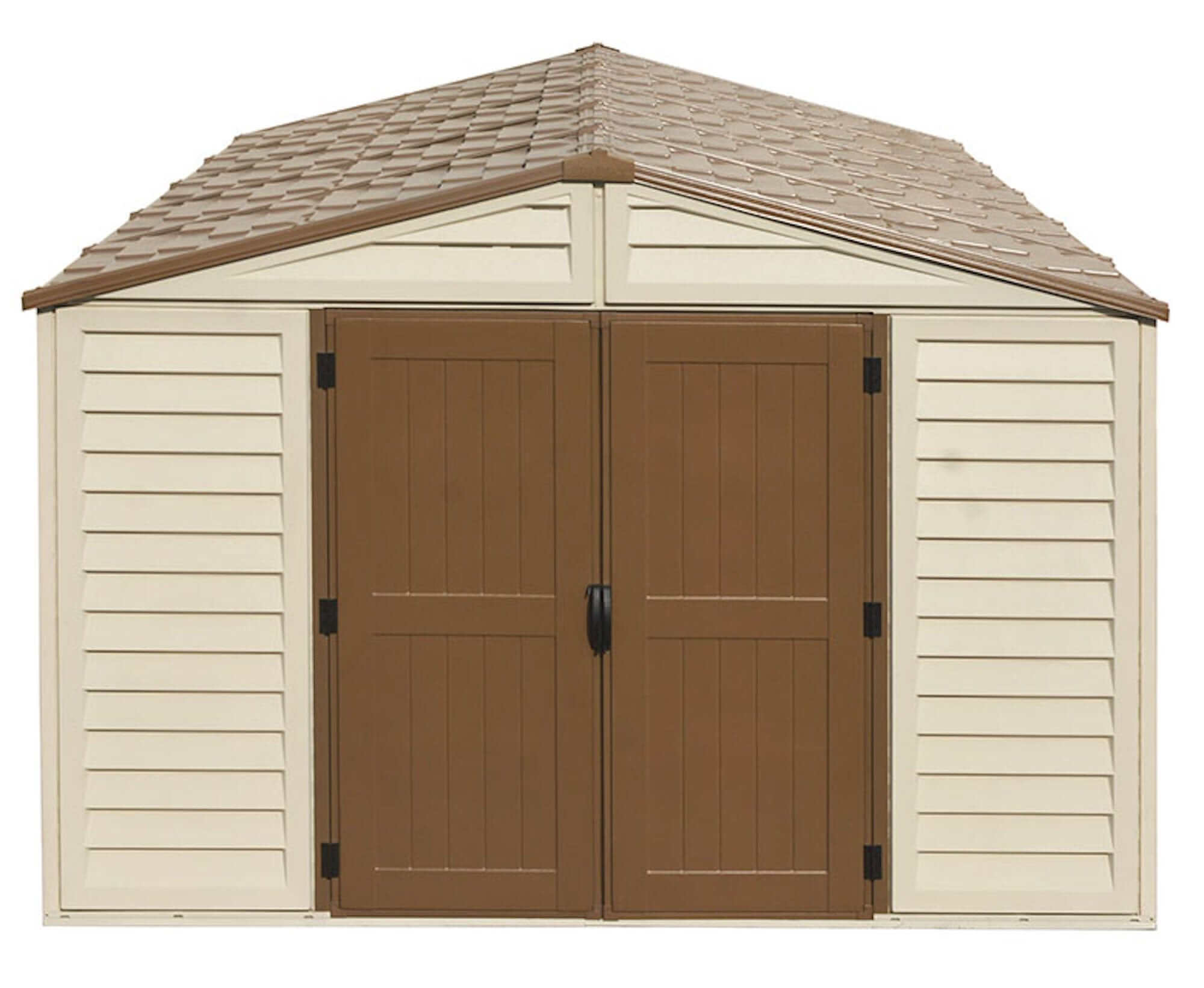 Duramax 10.5x13 Woodbridge PLUS Vinyl Shed w/ Foundation 40234