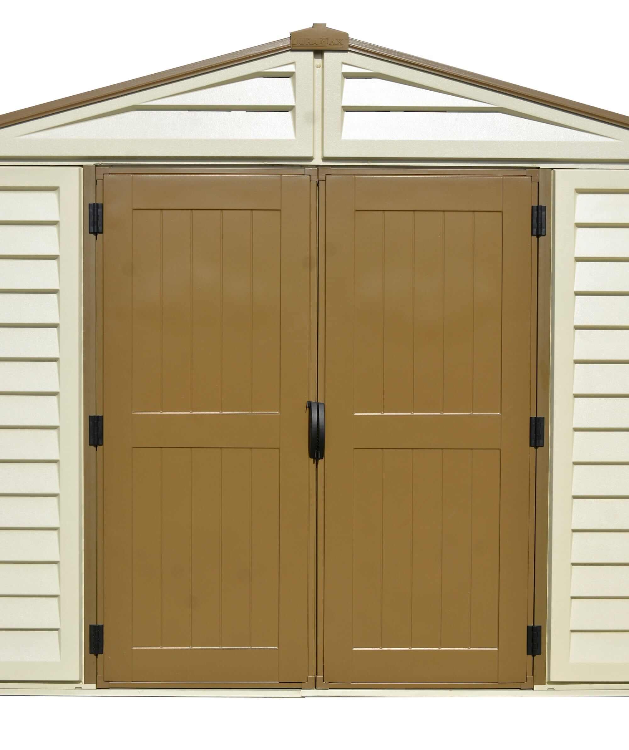 Duramax 10.5x13 Woodbridge PLUS Vinyl Shed w/ Foundation 40234
