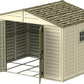 Duramax Vinyl Shed 10.5x8 Woodbridge Plus w/ Foundation 40214