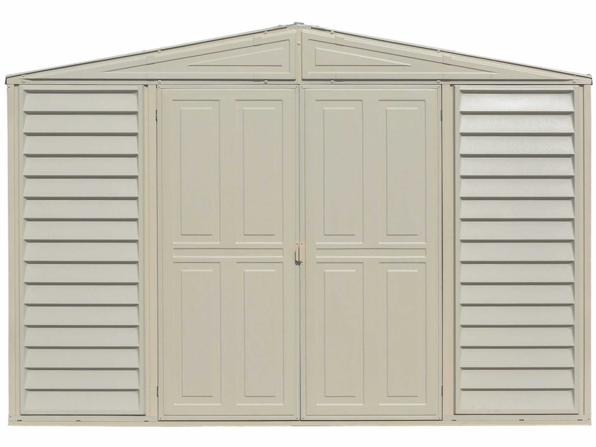 Duramax 10.5x3 SidePro Vinyl Shed w/ Foundation 98001