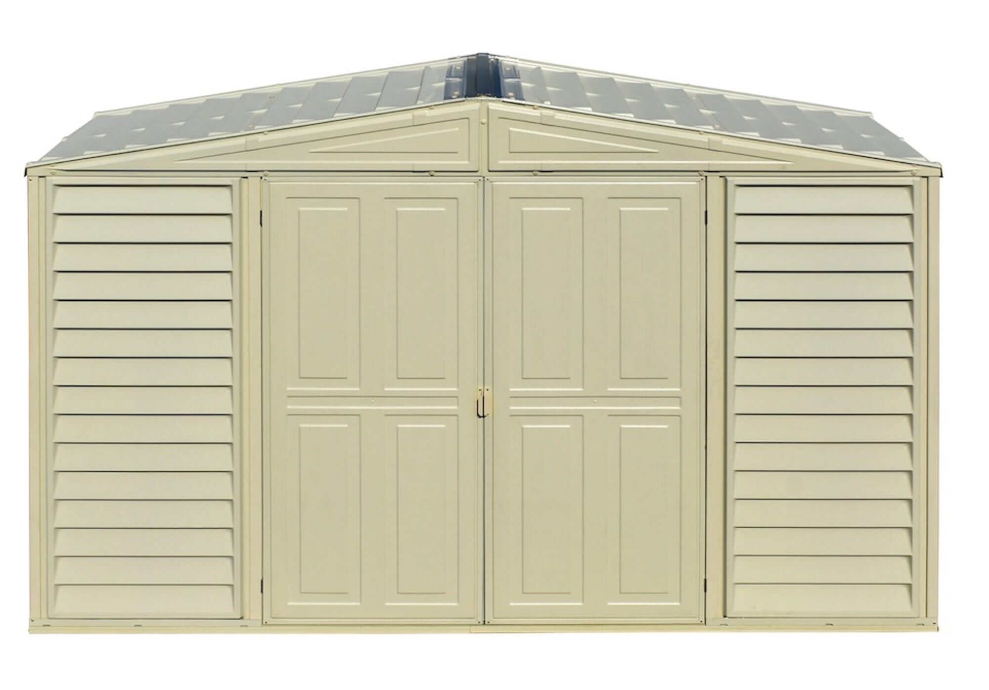 Duramax 10.5x3 SidePro Vinyl Shed w/ Foundation 98001