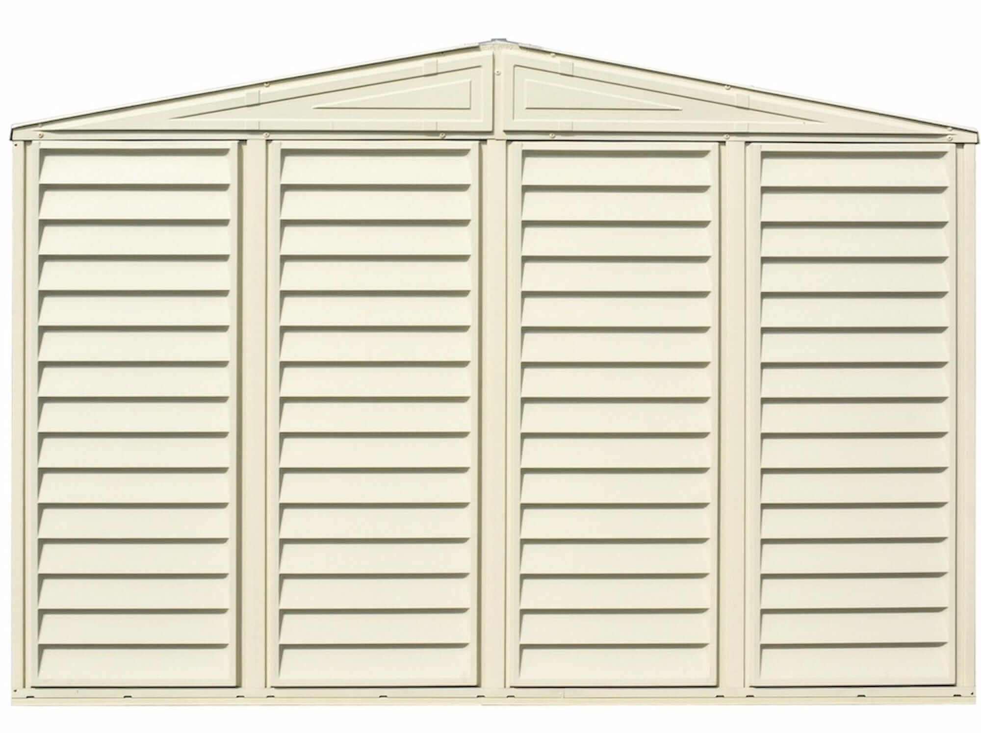 Duramax 10.5x3 SidePro Vinyl Shed w/ Foundation 98001