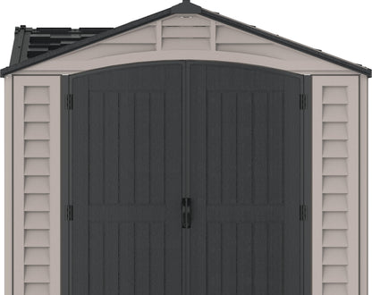 Duramax 15x8 Apex Pro Vinyl Shed w/ Foundation 40216