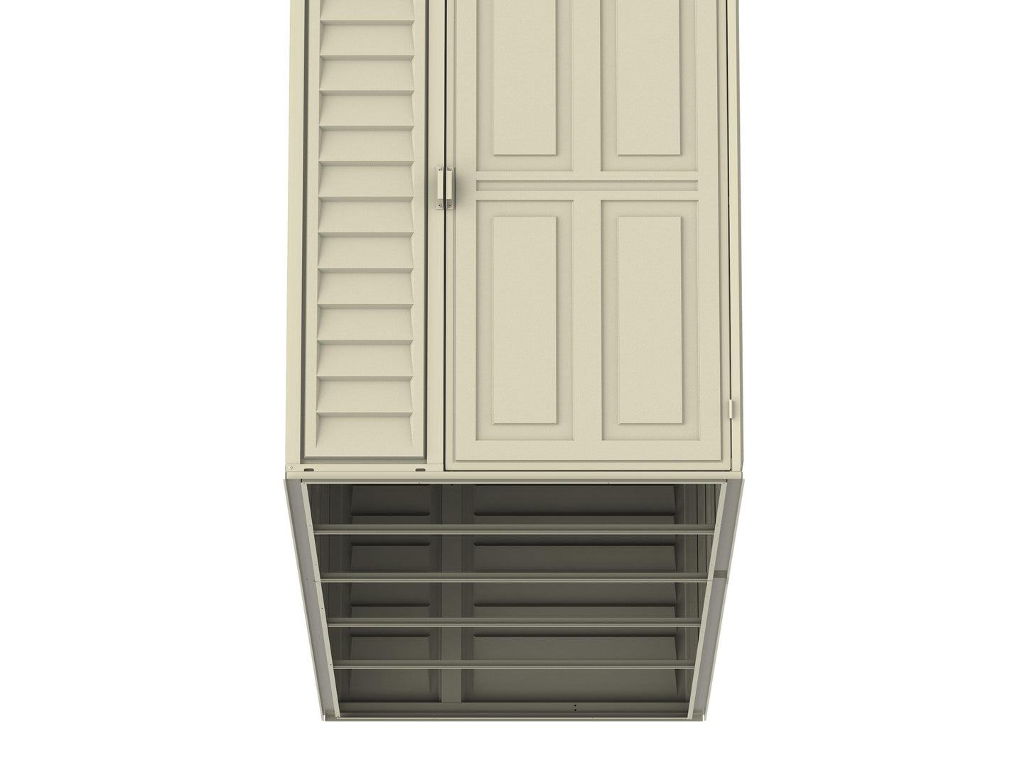 Duramax 4x10 SideMate Vinyl Shed w/ Foundation 06725