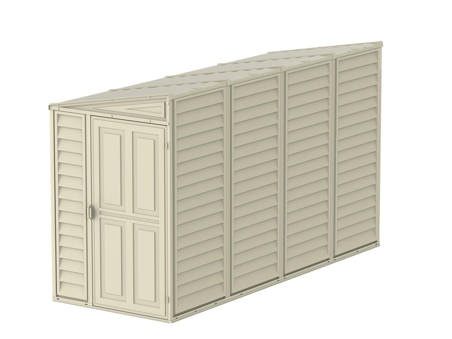 Duramax Vinyl Shed 4x10 SideMate w/ Foundation 06725