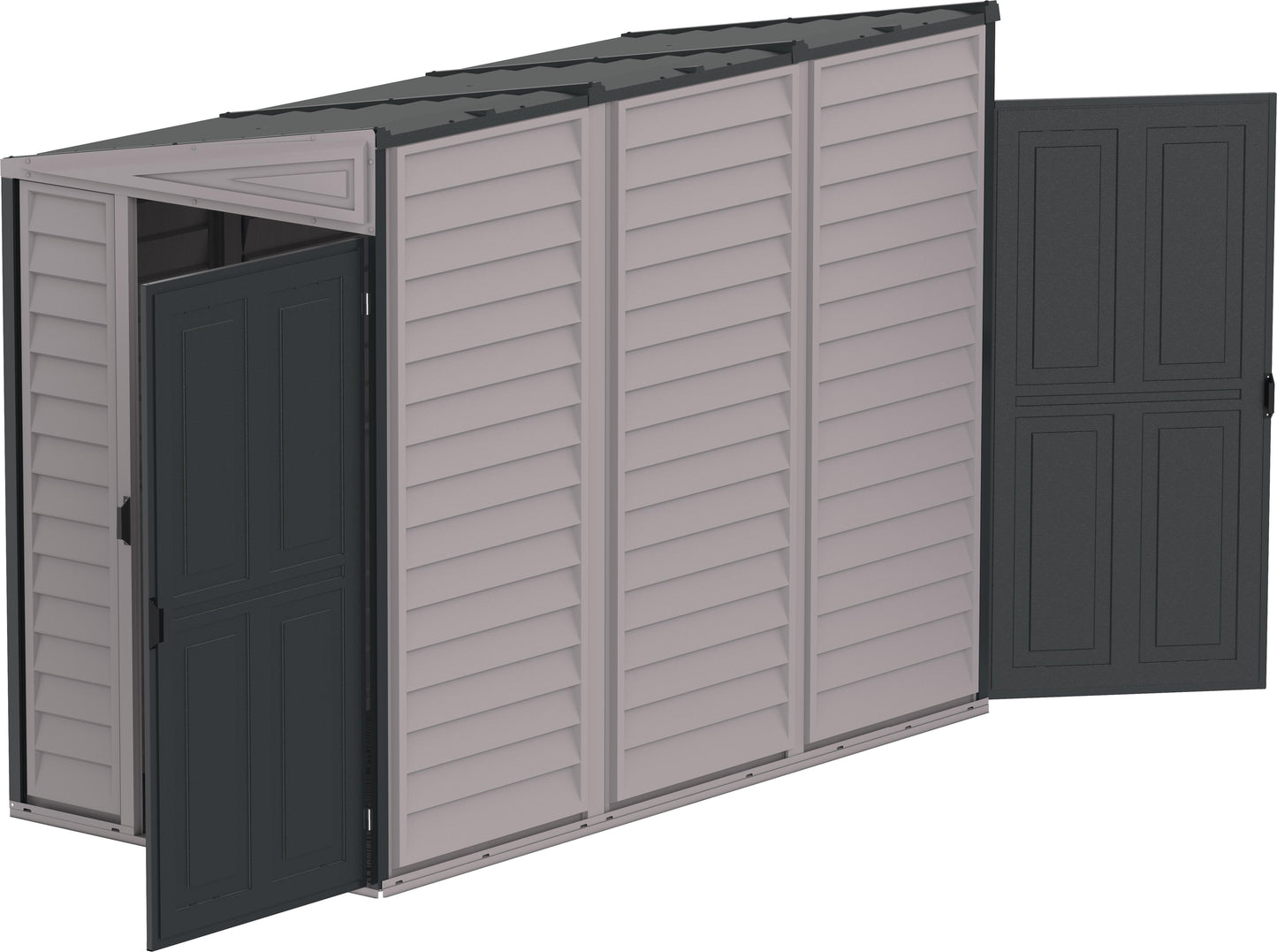 Duramax Vinyl Shed 4x8 SideMate Plus w/ Foundation 36625