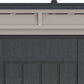 Duramax Vinyl Shed 5x3 YardMate Pent Roof close-up, featuring detailed texture and ventilation openings.