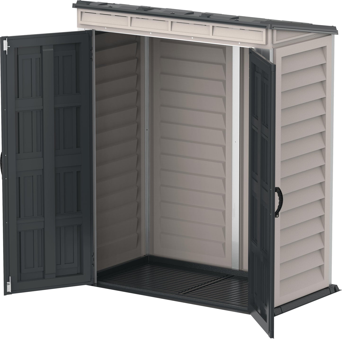 Duramax Vinyl Shed 5x3 YardMate Pent Roof w/ Floor 05325