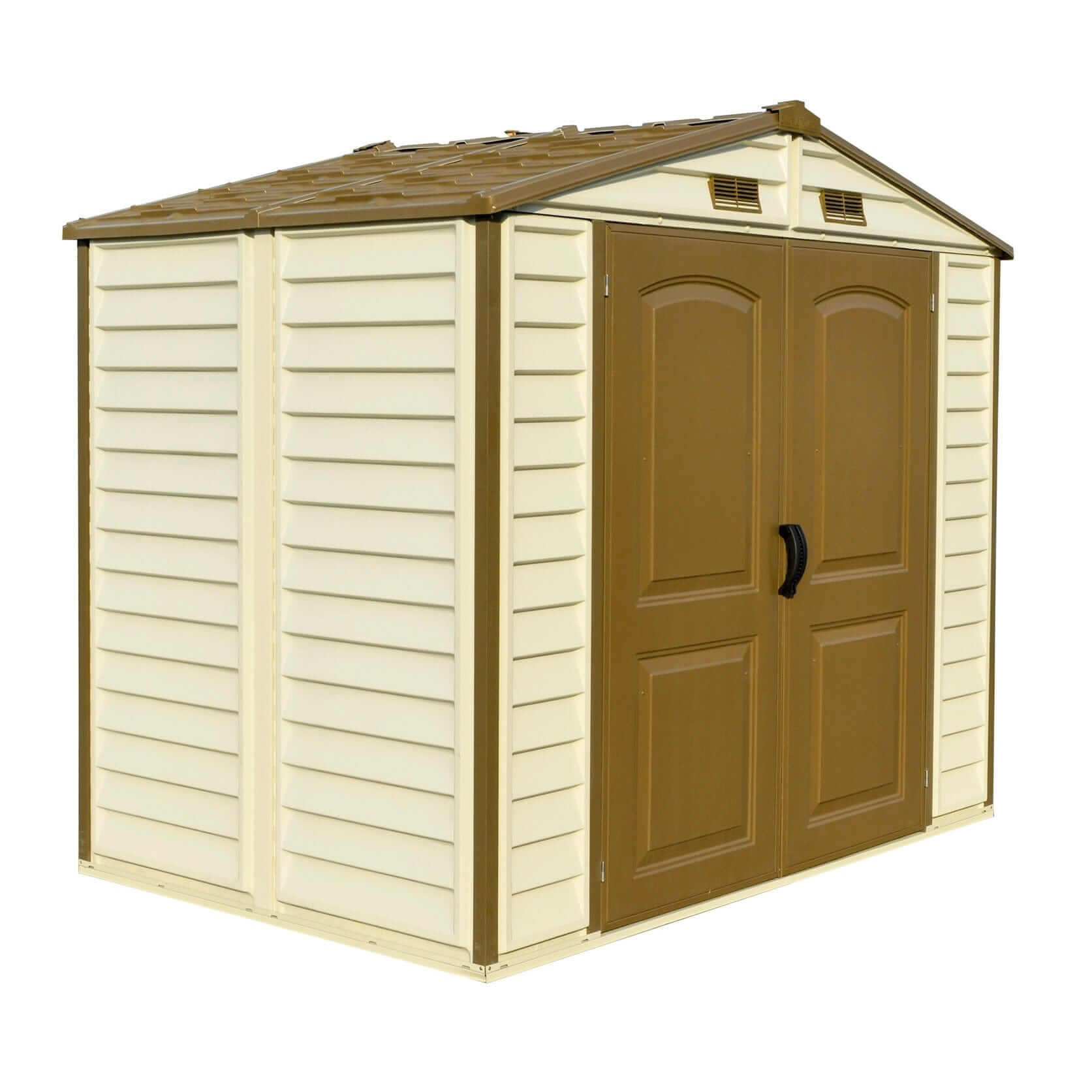 Duramax 8x6 StoreAll Vinyl Shed w/ Foundation 30115