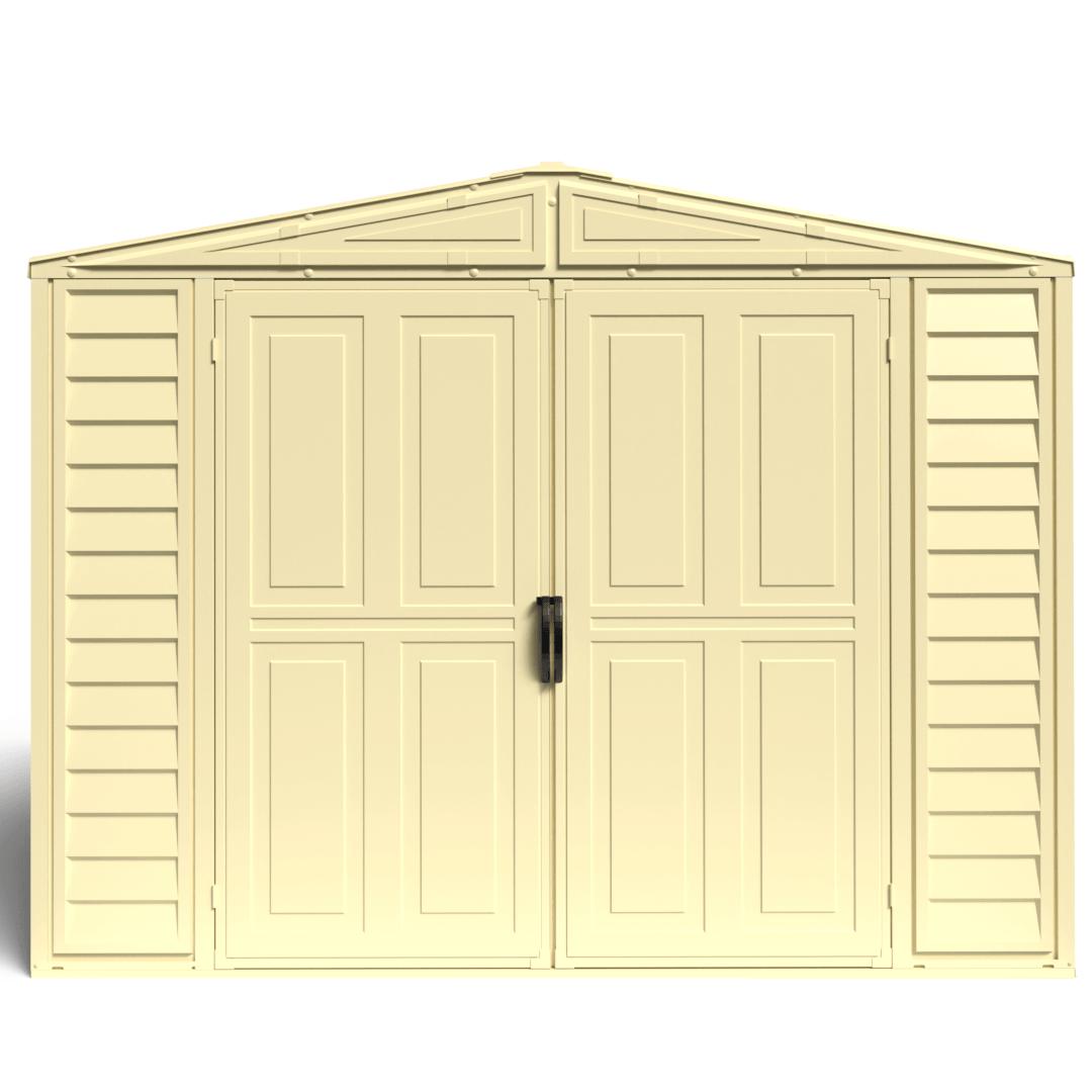 Duramax Vinyl Shed 8x8 DuraMate w/ Foundation 00384