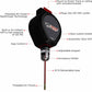 Garage Smart Air Drop inflator features: 25 ft retractable hose, app control, automatic shut off, and custom presets.