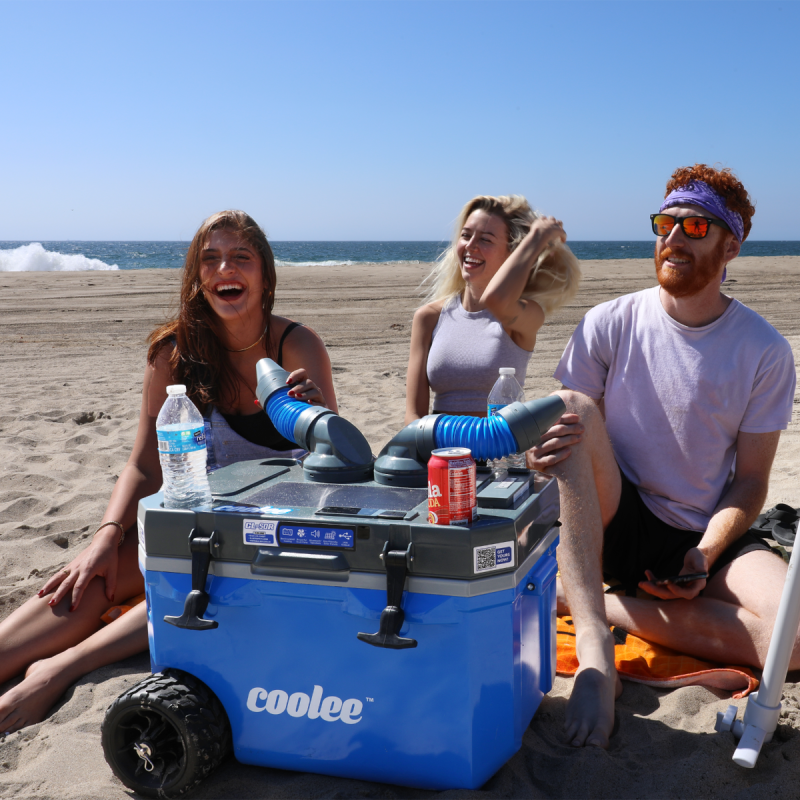 Cool Boss CL-50R Coolee | 3-in-1 Air Cooler, Ice-Chest, Bluetooth Player