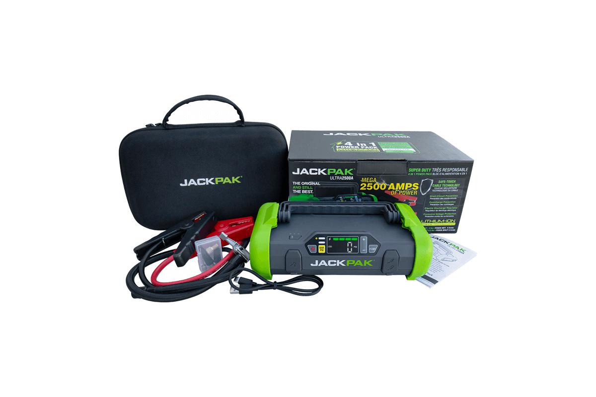 JackPak ULTRA2500A | Multifunction Jump Starter & Air Compressor