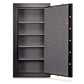 Mesa Constitution Safe interior view with spacious shelves and secure combination lock door.