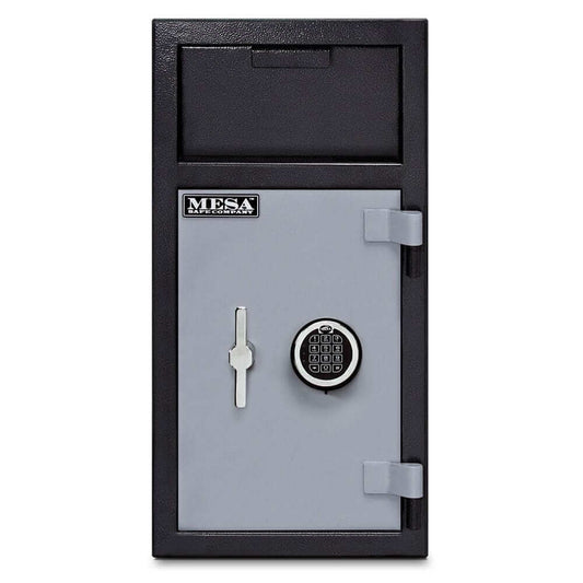 Mesa Depository Safe MFL2714EILK with electronic lock, designed for secure cash deposits and internal theft protection.