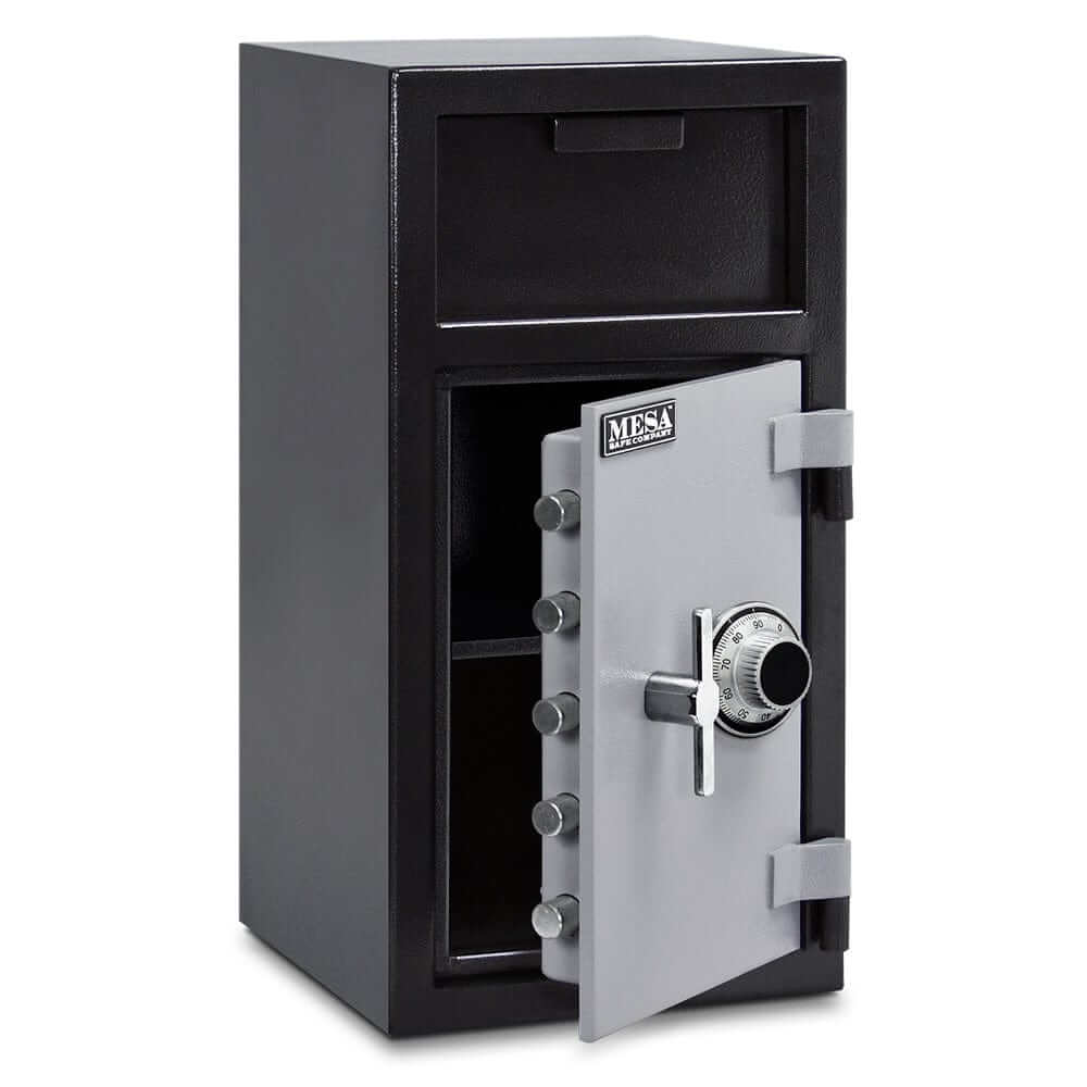 Mesa Depository Safe MFL2714C - 1.4 cu. ft., Combination Lock, Front Loading for Secure Cash Storage