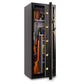 Mesa Gun Safe MBF5922C with 14 gun capacity, combination lock, and all steel construction featuring secure storage for firearms.