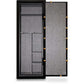 Interior view of Mesa Gun Safe MBF5922E showcasing all-steel construction and gun storage compartments.