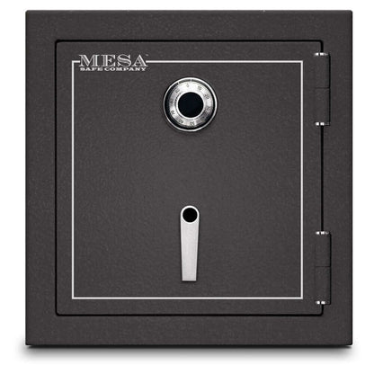 Mesa Safe MBF2020C 2-hour burglary and fire safe with combination lock for maximum security.